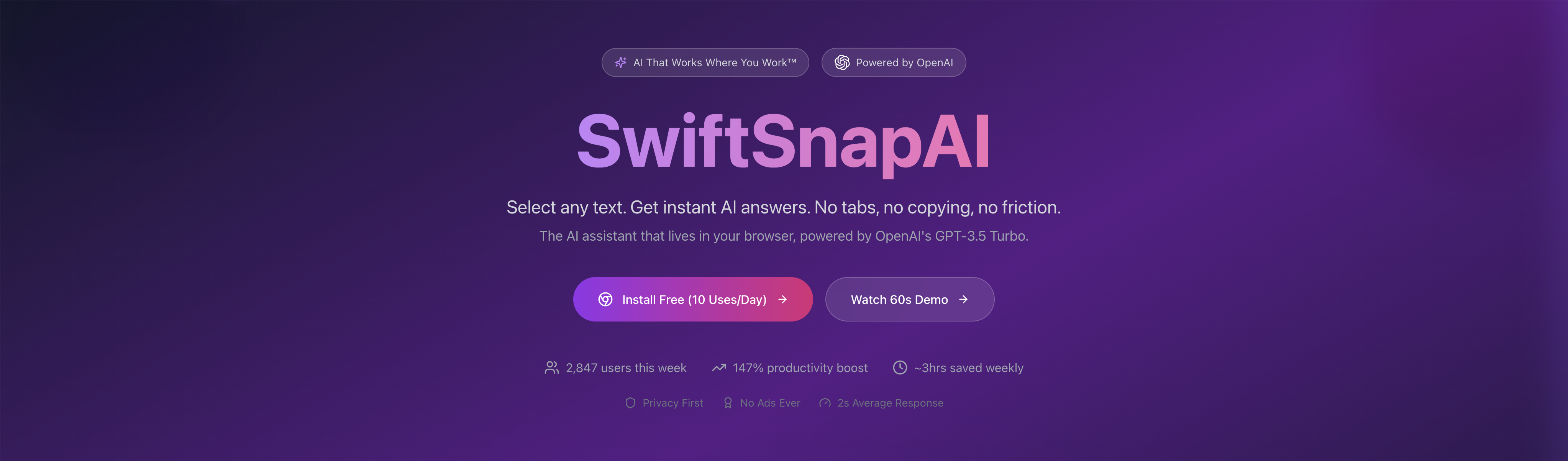 SwiftSnapAI